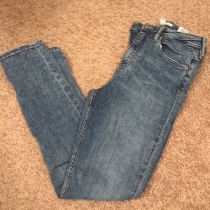 Skinny high waisted denim